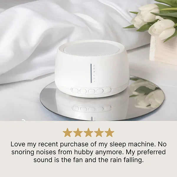 AMakvia White Noise Machine – 30 Sounds, 6 Categories, Timer, Volume Control & Headphone Jack