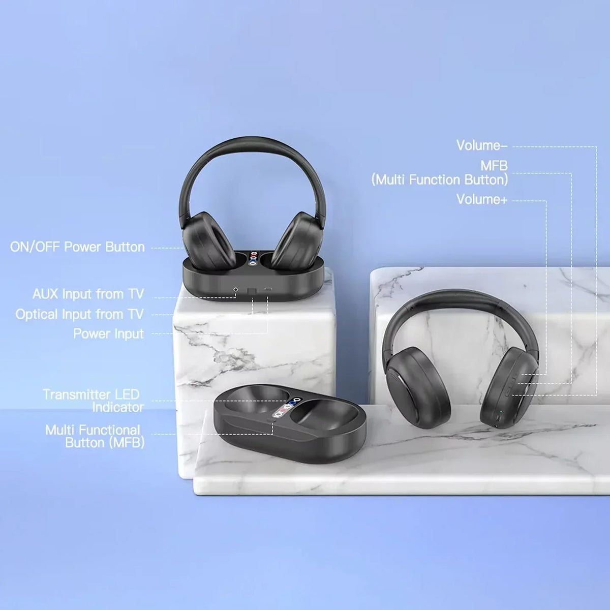 Lofialo TV Headphones AU1