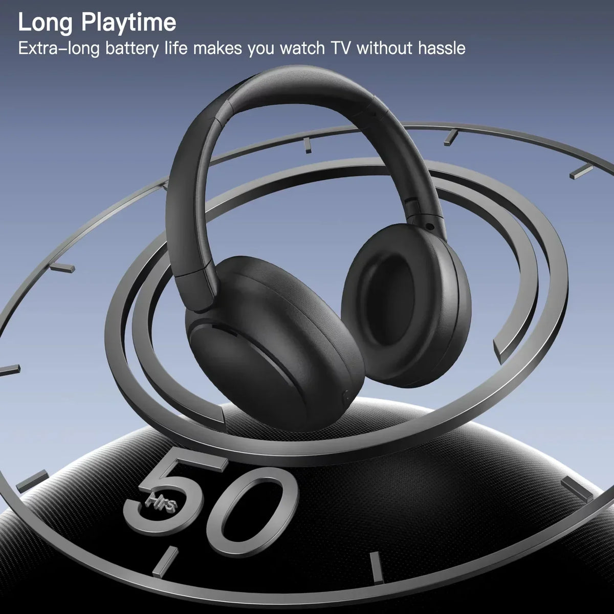 Lofialo TV Headphones – Wireless Headphones for TV Watching | Zero Latency, 100ft Range