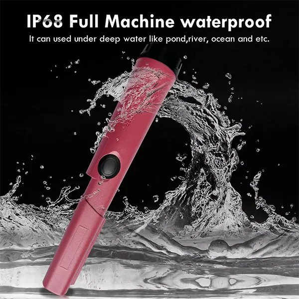 PoPinter Metal Detector Pinpointer – Waterproof 360° Handheld Pin Pointer with 3 Sensitivity Levels & 6 Modes