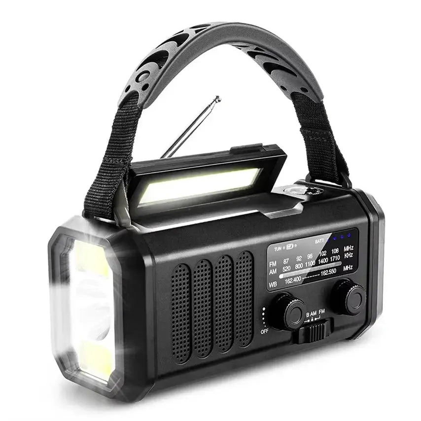SuraWave Hand Crank Flashlight