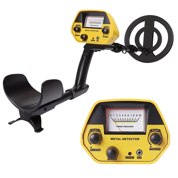 TeroTera Metal Detector – High Accuracy Gold & Silver Detector with 8" Coil, Disc & All Metal Mode
