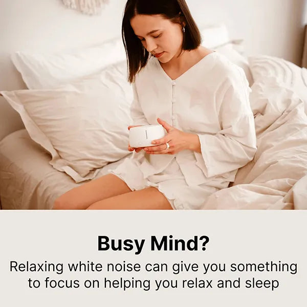 AMakvia White Noise Machine – 30 Sounds, 6 Categories, Timer, Volume Control & Headphone Jack