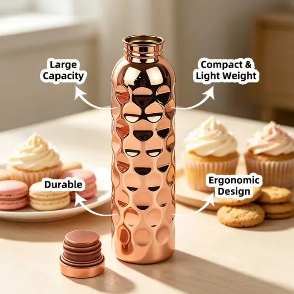 Vessora Copper Water Bottles AU1