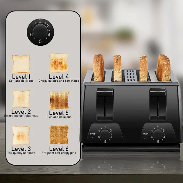 Brevano Toasters 4 Slice AU1