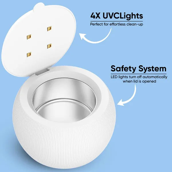 ShiroShine Ultrasonic Retainer Cleaner – Deep Clean Retainers, Aligners, Dentures & More