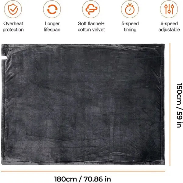 WarmCozi Heated Throw Blanket