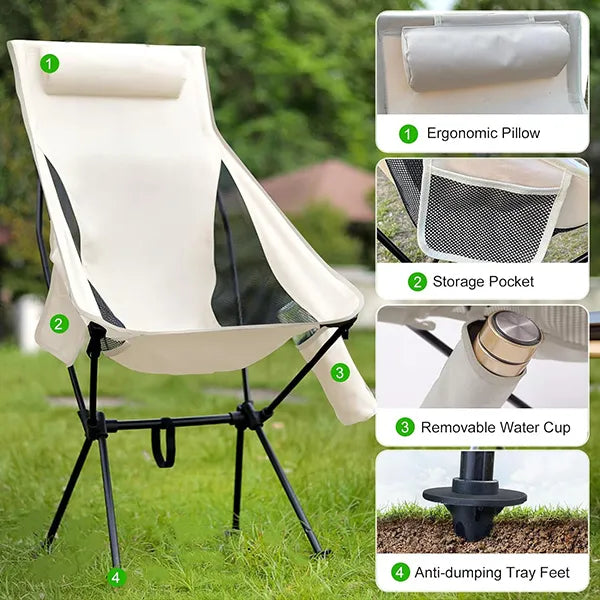 YaSeat Compact Camping Chair AU3292
