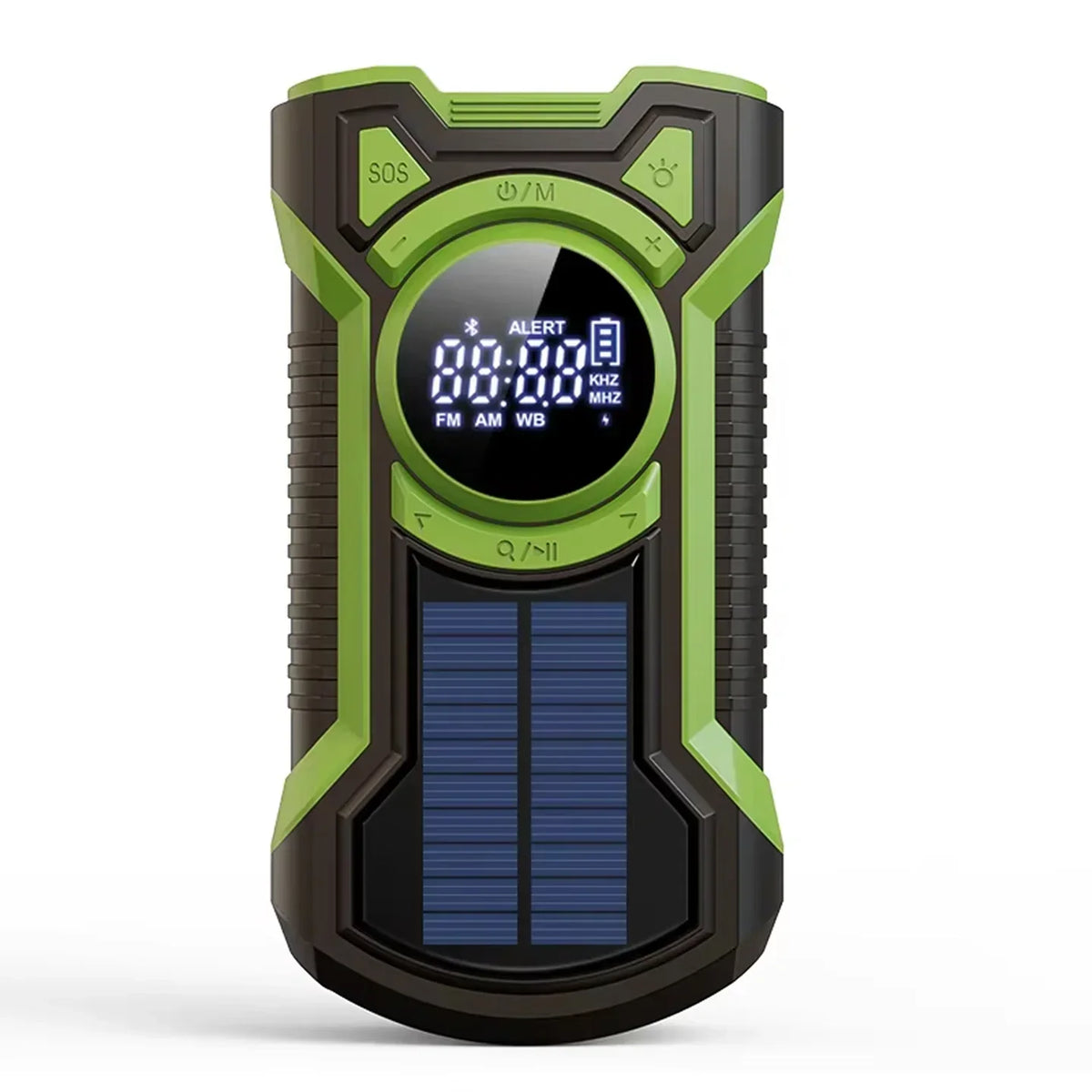 DalyRad Emergency Radio – 5000mAh Solar Hand Crank Radio with Flashlight & SOS Alert